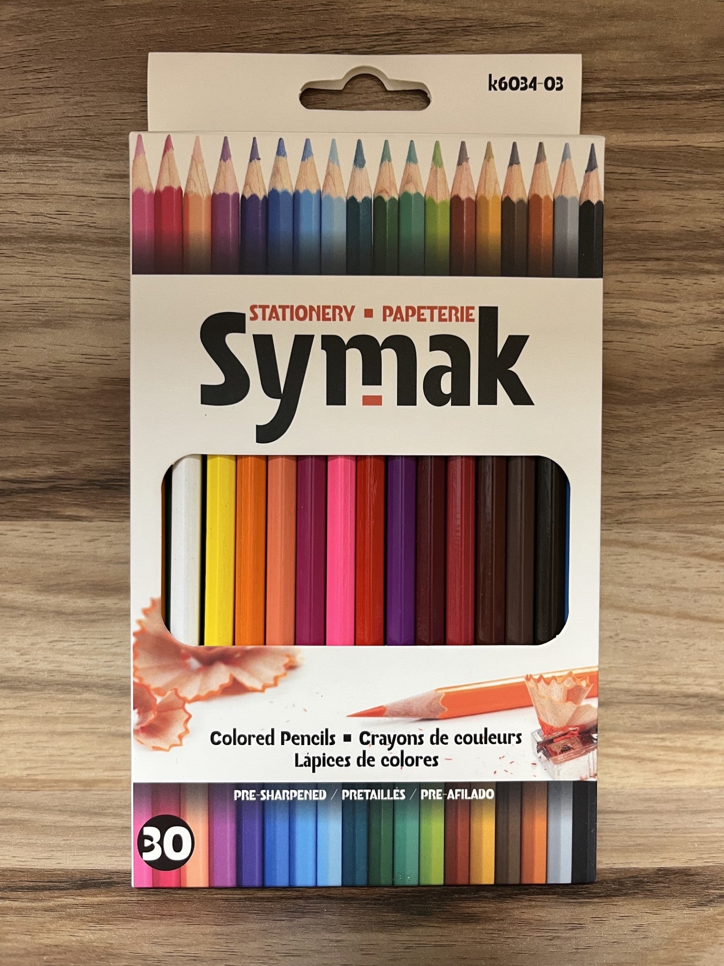 Symak Colour Pencil Crayons 30 Pack