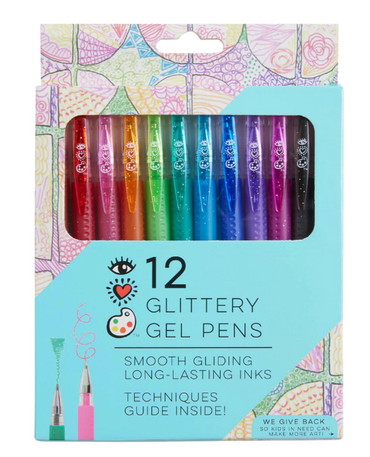 iHeartArt Glittery Gel Pens 12 Pack
