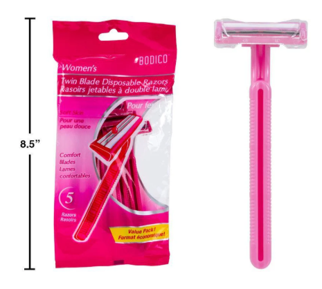 Bodico Disposable Razor 5 Pack