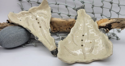 Ugly Fish Ceramics Salt Cod Soap Dish Holders