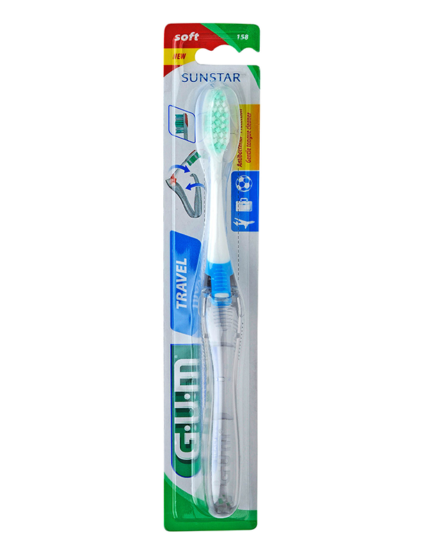 GUM Foldable Travel Toothbrush - Soft